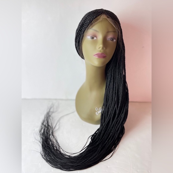 Box Braids Cornrow Lacefront Wig - Picture 5 of 5